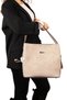 Zipper Detailed Women's Shoulder Bag with Puppy Detail - 4