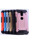 Lenovo Moto G4 Plus Compatible Case Double Layer Protective Crash Military Tank Case - Blue - 3
