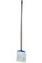 Cotton Floor Mop With Wood Handle, White, 2 Pack