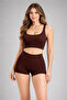 Women's Seamless High Waist Mini Leggings Shaping / Sculpting , Stretchy Fabric