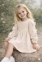 Seasonal Girls' Butterfly-Sleeved Muslin Dress - 2