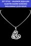 Zet Style – "Valknor Sigillum" Ancient Knot of the North - Trinity Celtic Knot Men's Stainless Steel Necklace - 3