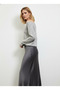 Women's Boat Neck Sequined Knit Sweater - 4