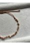 Minimal Pink Natural Stone Adjustable Rope Bracelet & Anklet - 3