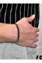 Silver Men's Stainless Steel Bracelet, Non-Tarnish, Non-Fade, Clip-On Bracelet, Combinable - 3