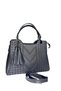 Large Size Women's Shoulder and Hand Bag with Patterned Stitching Detail - 5