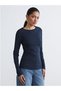 Artı-Store Women's Bodysuit with Cycling Collar and Long Sleeves, Slim Fit and 100% Cotton - 3