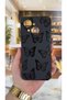 Tecno Spark Go1 Compatible Black Butterfly Patterned Silicone Shock-Absorbing Classic Protective Rubber Case - 2