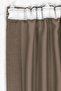 Sapphire Velvet Textured Khaki Extra-Thick High Quality Single Panel Background Curtain - 5