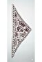 Triangle Ethnic Pattern Double-Sided Shawl and Beanie Set Domestic Production - 4