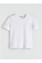 M1 Sezon White Crew Neck Women's T-Shirt - 2