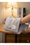 Gray Plush Covered Hot Water Bag 2 Liter with Hand Warming Pocket - 3