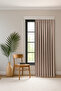 Sapphire Velvet Textured Khaki Extra-Thick High Quality Single Panel Background Curtain