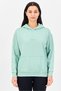 Women Sportswear Fit Long Sleeve Outdoor Hoodie, Mint Green