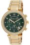 Womens Quartz Watch, Chronograph Display and Stainless Steel Strap MK6263