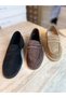 Gigi Women's Loafer Suede Shoes P323-Acı Brown - 2
