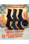 Pack of 6 Thermal Socks - Thick Towel-Like Inside - Warm Sock Set Slyah-Navy Blue-Anthracite