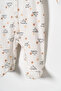 Baby Printed Jumpsuit with Hat Newborn %Cotton Hospital-Issued Sleeping Bag with Snap Fasteners Basic 16 - 4