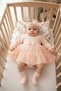 Baby Girl Mevlütlük Dress with Bandana and Lace Newborn Hospital Release Wedding Dress Evening Dress Mevlitlik 416