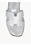 Women Textured Slide Sandals - 4