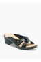 Women Cross Strap Block Heel Sandals - 2