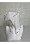 Women's Silver Color Bead Detailed Thin Chain Necklace – Minimal Chic