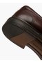 Men Textured Leather Loafers - 5
