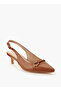 Women Pointed Toe Kitten Heel Shoes - 2