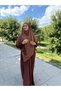 Testettür Medina Silk Long Dress Fluid Fabric Daily Stylish - 3