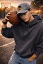 Unisex Gray Embroidered Baseball Cap - 100% Cotton Gabardine