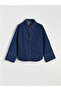 Women's Jean Shirt with Shirt Collar, Long Sleeves, and Front Button Closure, De