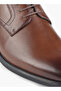 Men Lace-Up Leather Derby Shoes - 4