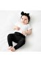 Corded Fabric Stretch Fabric Baby Girl Leggings St09677