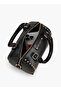 Textured Crossbody Bag with Adjustable Strap - 7