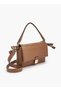 Solid Crossbody Bag with Detachable Strap - 3