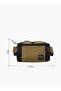 Men's Solid Polyester Waist Bag - 2