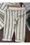 Striped Safari Front Button Jacket and Bodysuit 3-Piece Baby Boy Set - 3