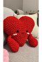 Modern Heart Pillow - Knitted Pillow - Romantic Decorative - Valentine's Day Gift - Love Pillow - 4