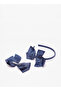 Ribbed Hairband and Bow Clip Set - 4