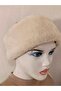 Genuine Leather Brown Snotop Fur Outdoor Leather Bork Hat Unisex - 3