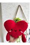 Hand Knitted - Heart Pillow - Modern Decorative Romantic Pillow - Valentine's Day Pillow - Love Pillow - 3