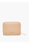 Textured Wallet with Zip Closure