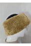 Genuine Leather Brown Snotop Fur Outdoor Leather Bork Hat Unisex - 5