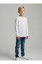 Bumbac cu mânecă lungă pentru băieți basic tricou - 3