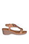 Solly Zk1833-4 Camel Women's Sandals
