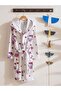 Hello Kitty Printed Girl's Bathrobe