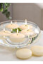 Floating Candles – Paraffin Wax – Large Pack of 8 , large-ivory