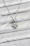 Zircon Clover Women's Necklace with Silver Steel Chain for Elegant Necks - 2