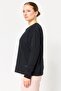 Women Dry Fit Long Sleeve Training Sweatshirt, Black - 3