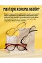 Oval Round Bone Transparent Women Men Unisex Blue Light Protection Screen Goggles Glasses - 3